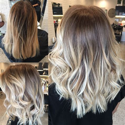 balayage blonde hair|blonde balayage before and after.